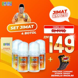 3 (2) Gel Earthherbs – Jimat Set ( 4 Botol Free Stokin Terapi)